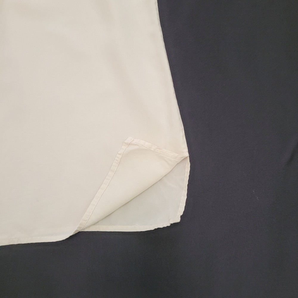 Soft Surroundings Drawstring Neck Long Sleeve Silk Top - Picture 10 of 15